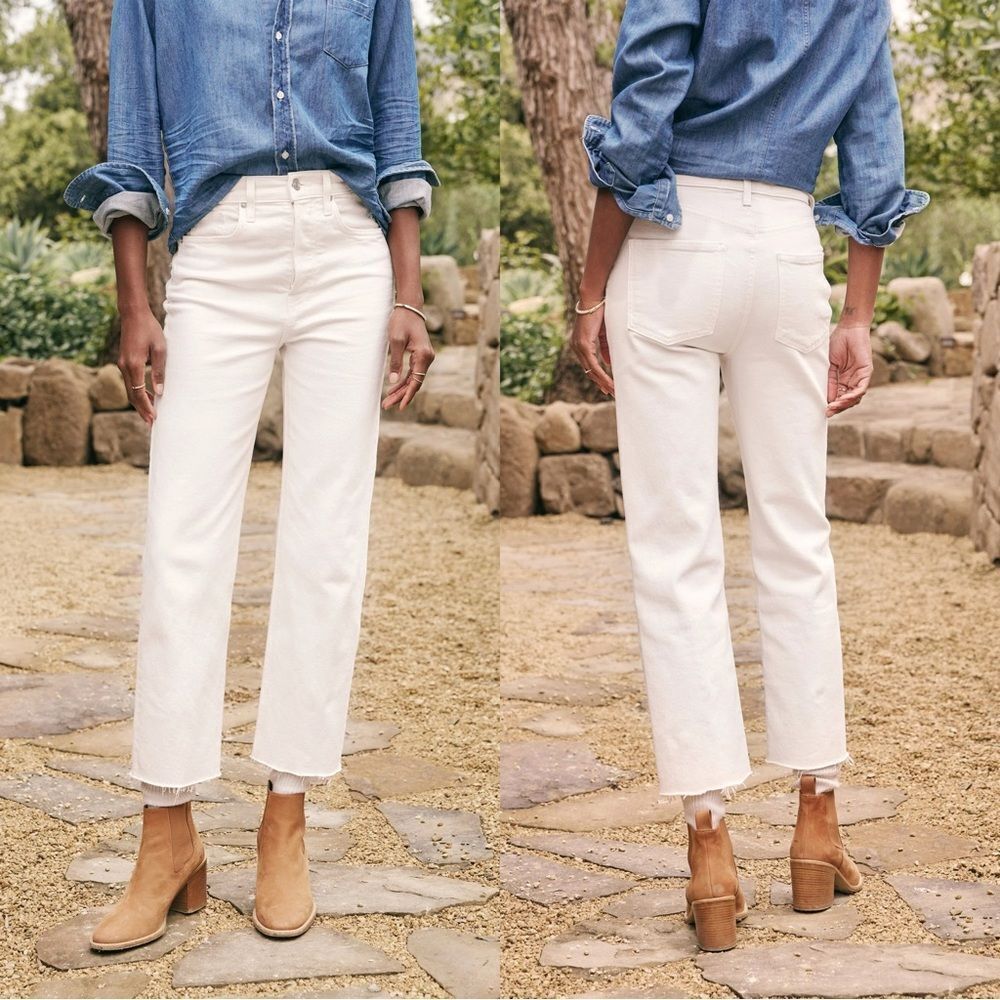 Frank & Eileen MONAGHAN Jeans in Cream, Italian Vintage Denim